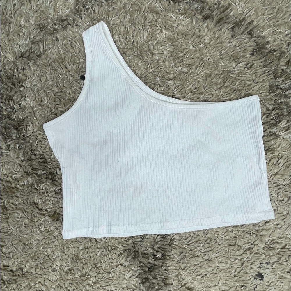 white tank top